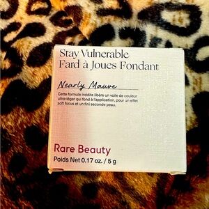 Rare beauty not used